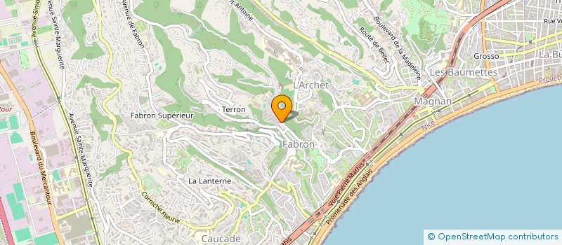 localisation de l'entreprise MADAME PRISCILLA TRUCCHI à NICE