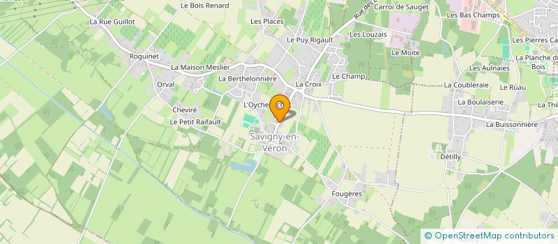 localisation de l'entreprise MADAME PRISCILLA VANHOUTTEGEM  SAVIGNY-EN-VERON