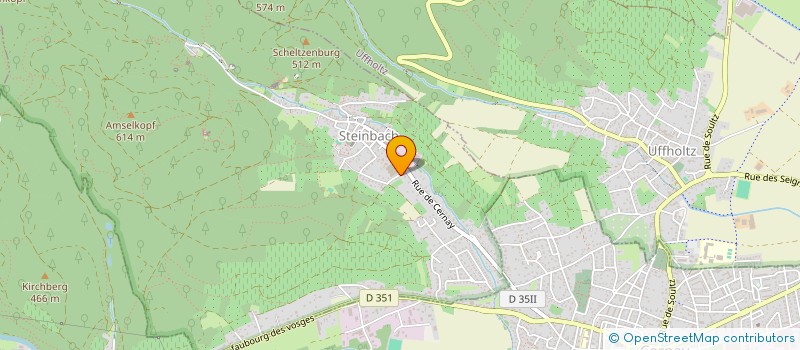 localisation de l'entreprise MADAME PRISCILLA VETTER  STEINBACH