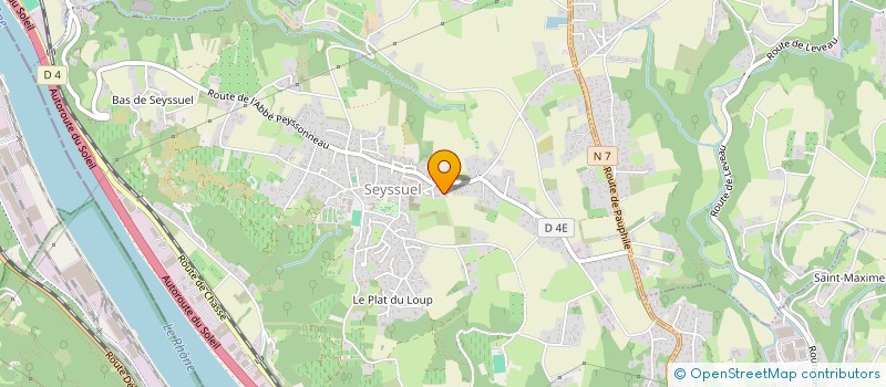 localisation de l'entreprise MADAME PRISCILLA VIGNAL  SEYSSUEL
