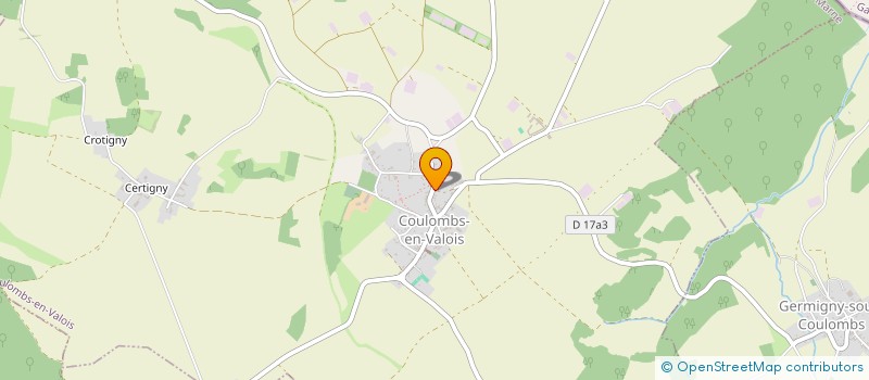localisation de l'entreprise MADAME PRISCILLA ZAIRE à COULOMBS-EN-VALOIS