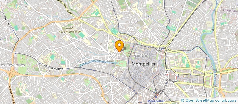 localisation de l'entreprise MADAME PRISCILLE DE LEPINE  MONTPELLIER