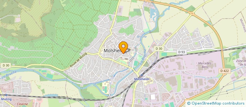 localisation de l'entreprise MADAME PRISCILLE DE PRINS  MOLSHEIM