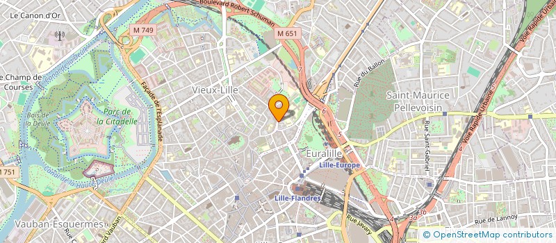localisation de l'entreprise MADAME PRISCILLE DUMORTIER à LILLE