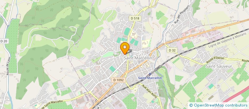 localisation de l'entreprise MADAME PRISCILLE FREREBEAU  SAINT-MARCELLIN