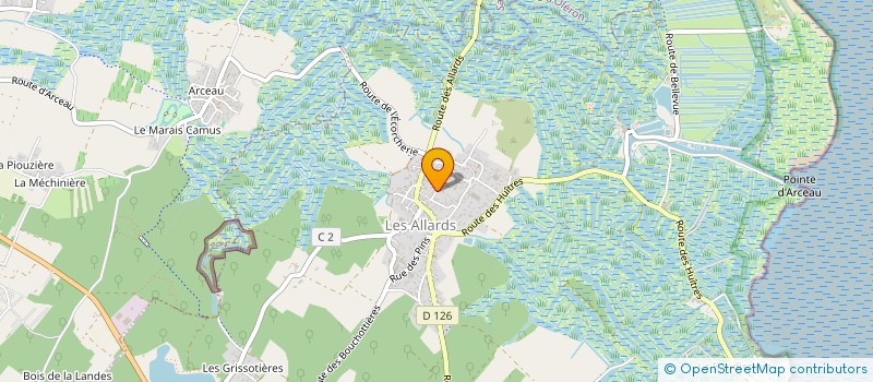 localisation de l'entreprise MADAME PRISCILLE GILLON  DOLUS-D'OLERON