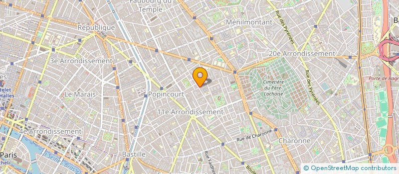 localisation de l'entreprise MADAME PRISCILLE GOGUEY  PARIS