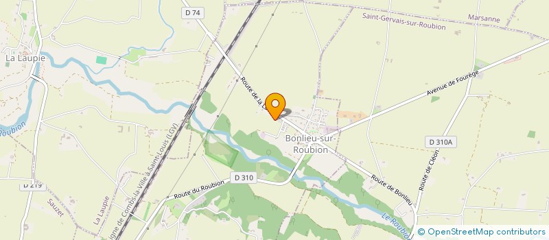 localisation de l'entreprise MADAME PRISCILLE LLORIA  CLEON-D'ANDRAN