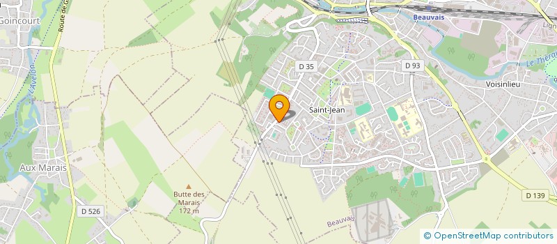 localisation de l'entreprise MADAME PRISCILLE MAGNE NEABO  BEAUVAIS