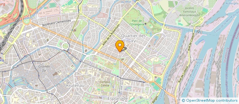 localisation de l'entreprise MADAME PRISCILLE MARIE LECOANET  STRASBOURG