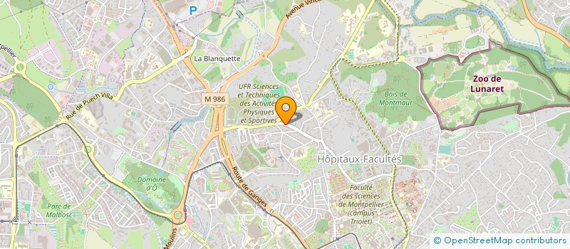 localisation de l'entreprise MADAME PRISCILLE MAYARD à MONTPELLIER