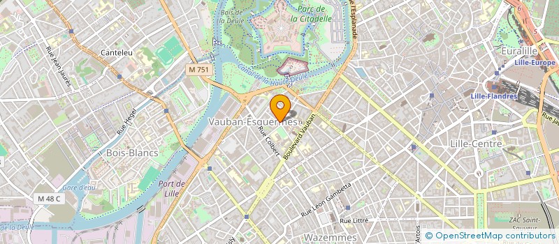 localisation de l'entreprise MADAME PRISCILLE MOLITOR à LILLE