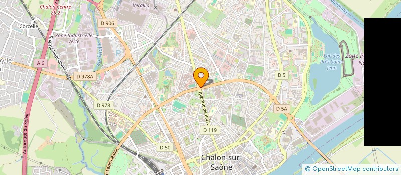 localisation de l'entreprise MADAME PRISCILLE NANGA à CHALON-SUR-SAONE