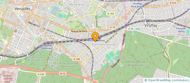 localisation de l'entreprise MADAME PRISCILLE NOUGAYREDE à VERSAILLES