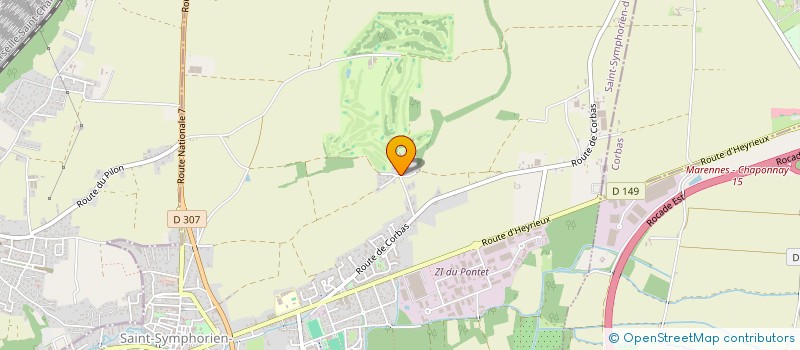 localisation de l'entreprise MADAME PRISCILLE PALMA  SAINT-SYMPHORIEN-D'OZON