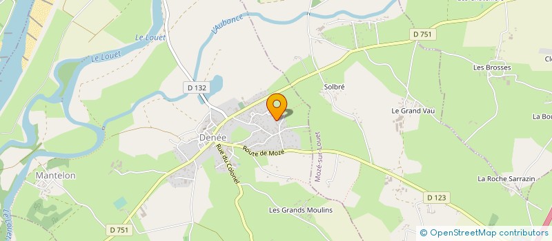 localisation de l'entreprise MADAME PRISCILLE PEAULT  DENEE