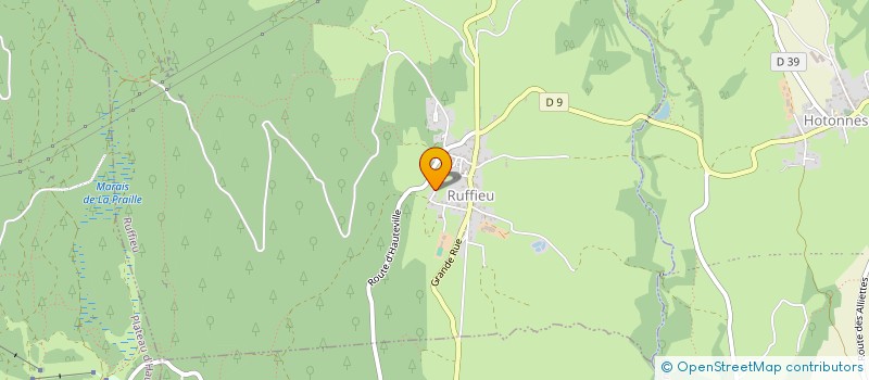 localisation de l'entreprise MADAME PRISCILLE PERRET  RUFFIEU