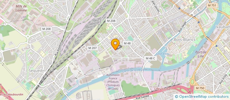 localisation de l'entreprise MADAME PRISCILLE SALMON-LEGAGNEUR à LILLE