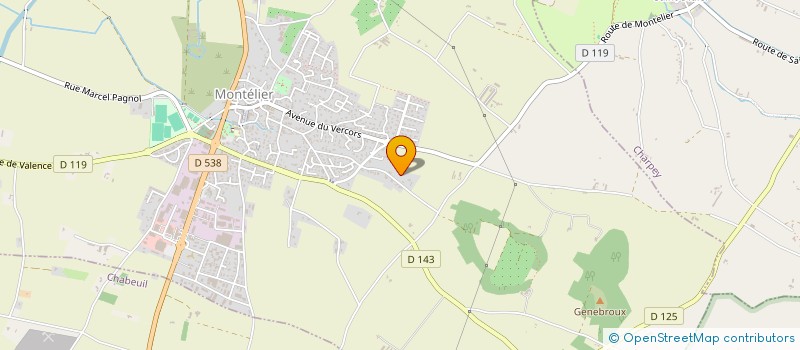 localisation de l'entreprise MADAME PRISCILLE SANCHEZ  MONTELIER