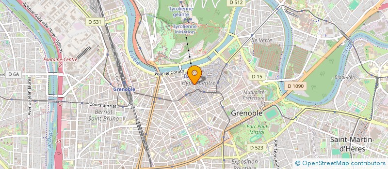 localisation de l'entreprise MADAME PRISCILLIA AIDANE à GRENOBLE