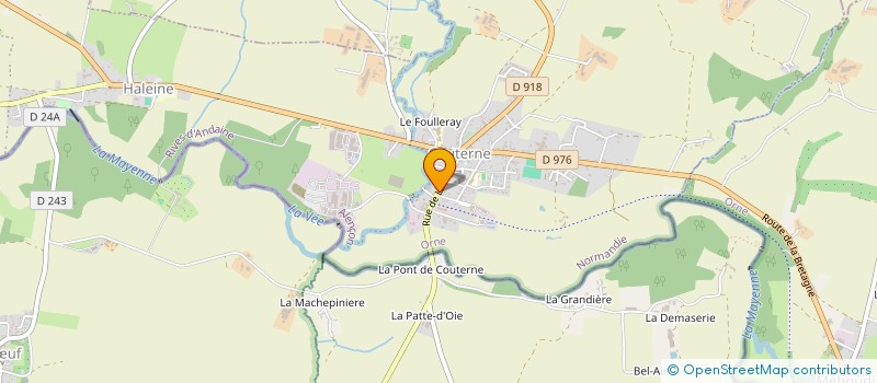 localisation de l'entreprise MADAME PRISCILLIA AMIOT à RIVES D'ANDAINE