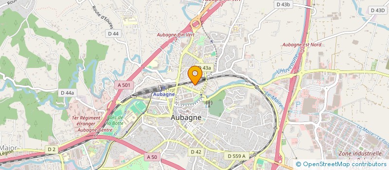 localisation de l'entreprise MADAME PRISCILLIA AMOROS  AUBAGNE