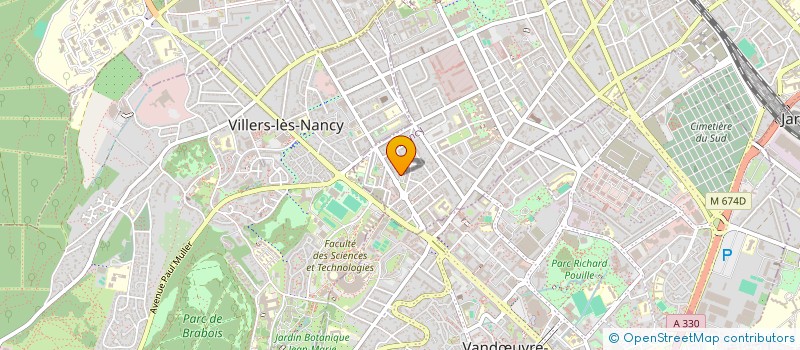 localisation de l'entreprise MADAME PRISCILLIA BADER  NANCY