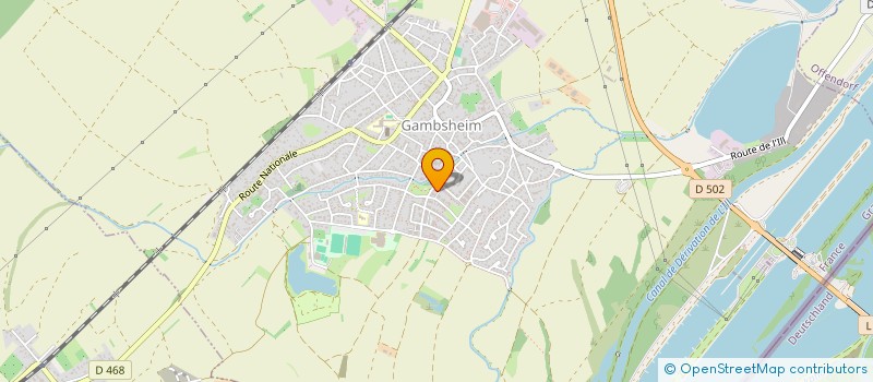 localisation de l'entreprise MADAME PRISCILLIA BEINZE  GAMBSHEIM