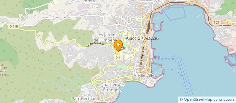 localisation de l'entreprise MADAME PRISCILLIA BELMONTE à AJACCIO