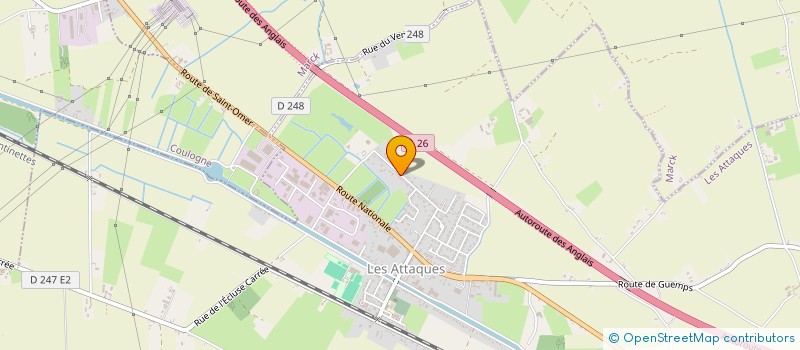 localisation de l'entreprise MADAME PRISCILLIA BOURNISIEN  LES ATTAQUES