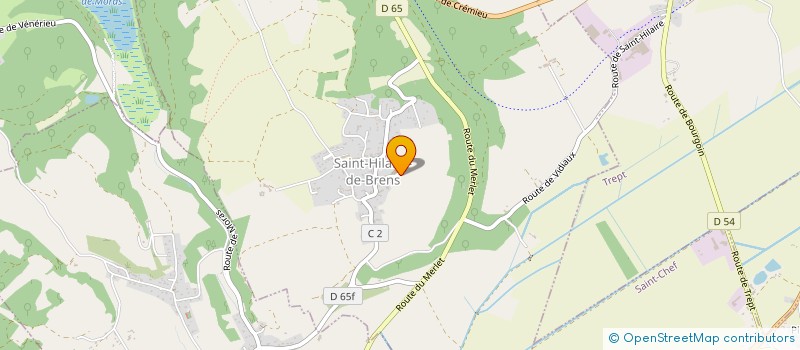 localisation de l'entreprise MADAME PRISCILLIA BOUVIER  SAINT-HILAIRE-DE-BRENS