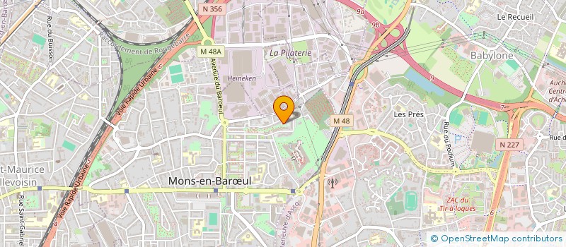 localisation de l'entreprise MADAME PRISCILLIA BURIEZ  MONS-EN-BARUL
