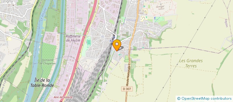 localisation de l'entreprise MADAME PRISCILLIA CAILLOT-LUC  FEYZIN