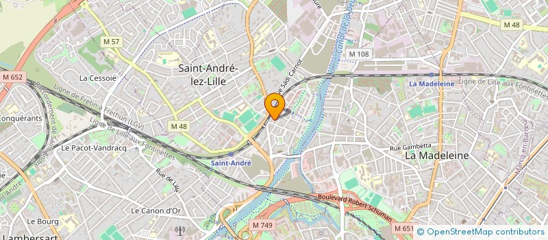 localisation de l'entreprise MADAME PRISCILLIA CHERIK  TEMPLEMARS