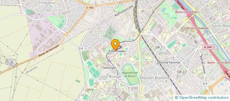 localisation de l'entreprise MADAME PRISCILLIA CLAVERIE  REIMS