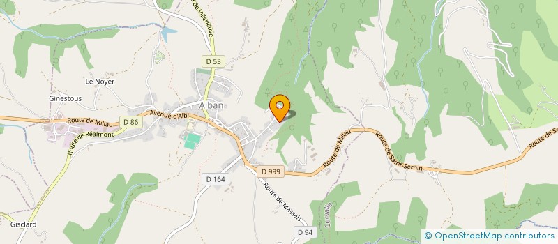 localisation de l'entreprise MADAME PRISCILLIA CORBIN  ALBAN