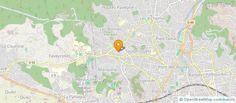 localisation de l'entreprise MADAME PRISCILLIA CORNEILLE  TOULON