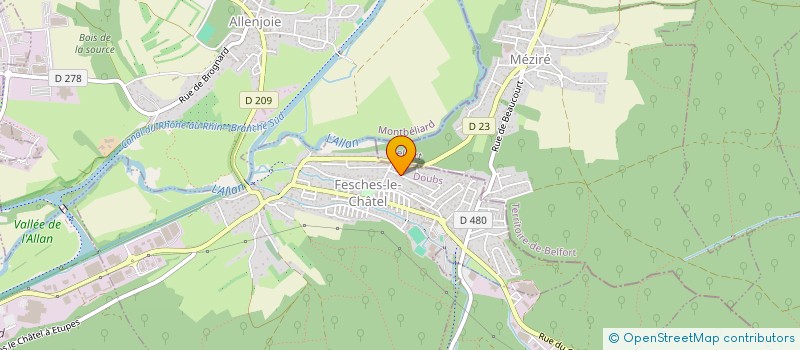 localisation de l'entreprise MADAME PRISCILLIA CUENCA  BADEVEL