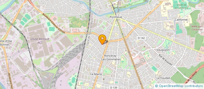 localisation de l'entreprise MADAME PRISCILLIA DEVOUCOUX  LE MANS