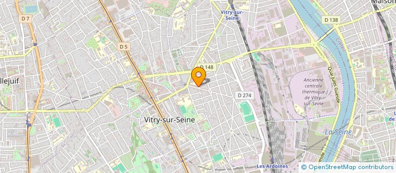 localisation de l'entreprise MADAME PRISCILLIA DOS SANTOS  VITRY-SUR-SEINE