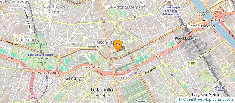 localisation de l'entreprise MADAME PRISCILLIA FADIGA  PARIS