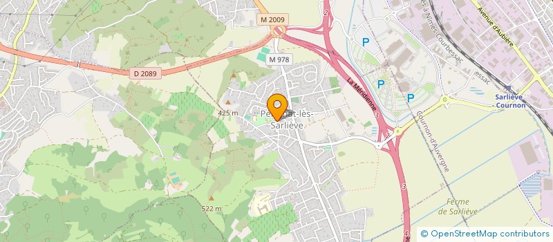 localisation de l'entreprise MADAME PRISCILLIA GAONACH à PERIGNAT-LES-SARLIEVE