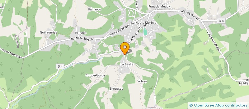 localisation de l'entreprise MADAME PRISCILLIA GILLES  COURSAC