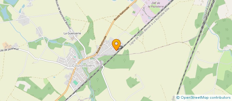 localisation de l'entreprise MADAME PRISCILLIA GIRARD  COULOMBIERS