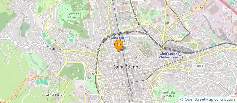 localisation de l'entreprise MADAME PRISCILLIA INFANTINO  SAINT-ETIENNE