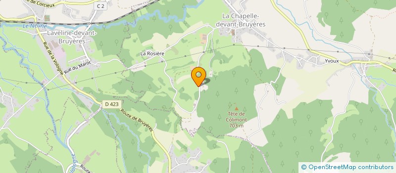 localisation de l'entreprise MADAME PRISCILLIA KIRCHNER  LA CHAPELLE-DEVANT-BRUYERES