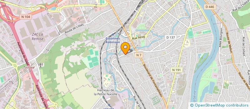 localisation de l'entreprise MADAME PRISCILLIA LEGRAND à CORBEIL-ESSONNES