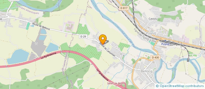 localisation de l'entreprise MADAME PRISCILLIA MICHEL  BELLOCQ