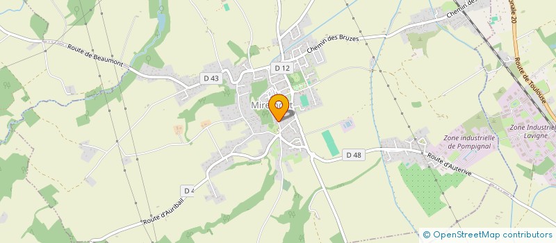 localisation de l'entreprise MADAME PRISCILLIA MIRAS  LAGRACE-DIEU