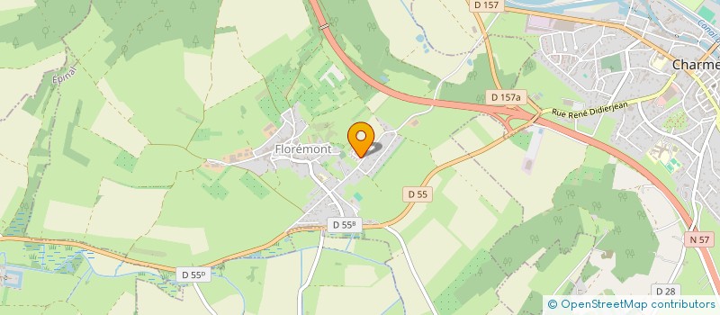 localisation de l'entreprise MADAME PRISCILLIA MOLITOR  FLOREMONT